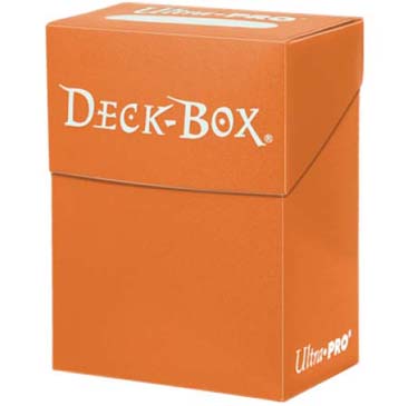 Ultra Pro Solid Color Deck Box - Orange